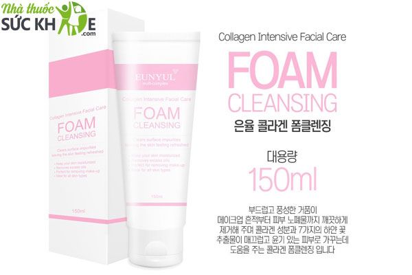 Sữa rửa mặt Collagen Eunyul Foam Cleansing 