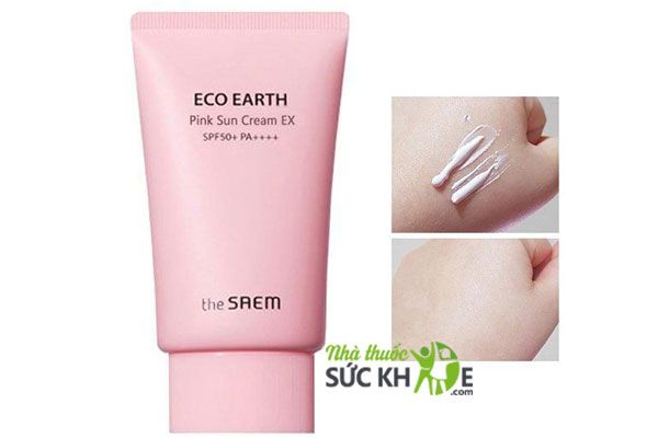Kem chống nắng The Saem Eco Earth Pink Sun Cream