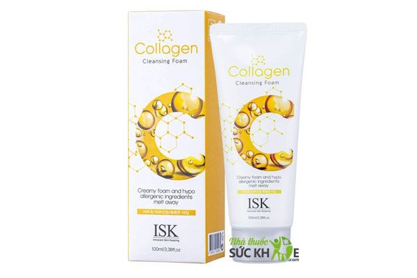 Sữa rửa mặt nâng cơ trẻ hóa da Collagen ISK 