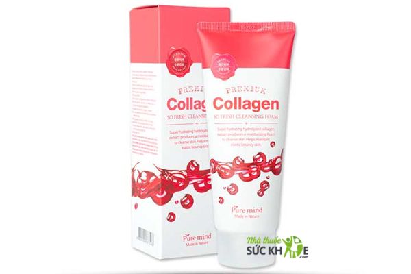 Sữa rửa mặt Collagen So Fresh Cleansing Foam Pure Mind