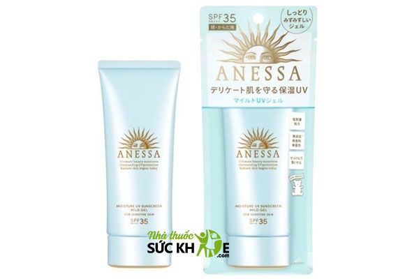Kem chống nắng Anessa Moisture UV Sunscreen Mild Gel SPF 35 PA+++