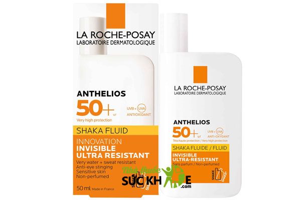 kem chống nắng la roche-posay cho da khô nhạy cảm Shaka Fluid