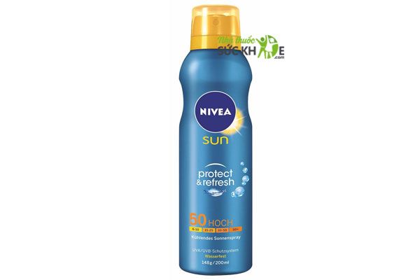 Kem chống nắng dạng xịt Nivea Sun Protect and Refresh 