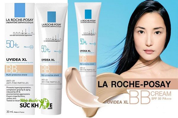 kem chống nắng La Roche Posay cho da khô nâng tone Uvidea XL BB 03 Multi-Protective Shield Anti UV SPF50+ PA++++
