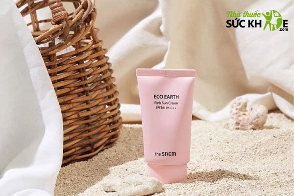 Kem chống nắng The SAEM Eco Earth Power Pink Sunscreen EX