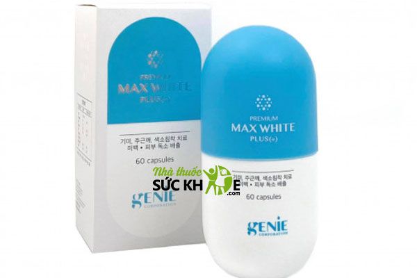 Viên uống trắng da, thơm cơ thể Collagen Genie Premium Max White Plus