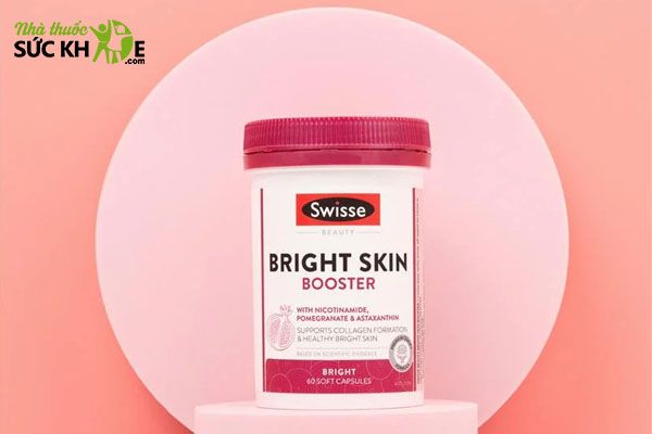Viên uống trắng da của Úc Swisse Bright Skin Booster