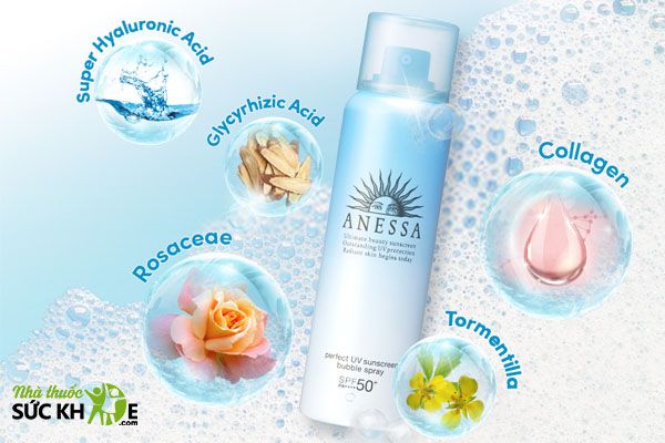 Bọt chống nắng Anessa Bubble Spray