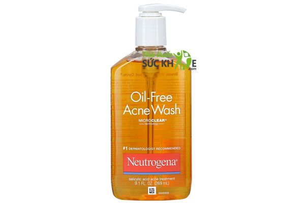 Sữa rửa mặt trị mụn Neutrogena Oil-Free Acne Wash