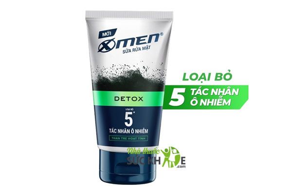 Sữa rửa mặt than hoạt tính cho nam X-Men Go Detox  