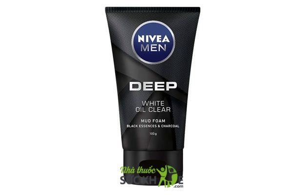 Sữa rửa mặt Nivea than hoạt tính Deep White Oil Clear 