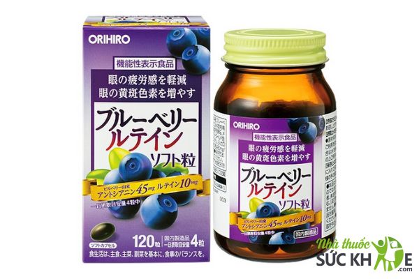 Thuốc bổ mắt cho người già của Nhật Blueberry Orihiro