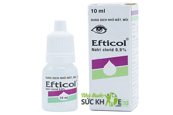 Thuốc nhỏ mắt cho trẻ sơ sinh Efticol 0,9%