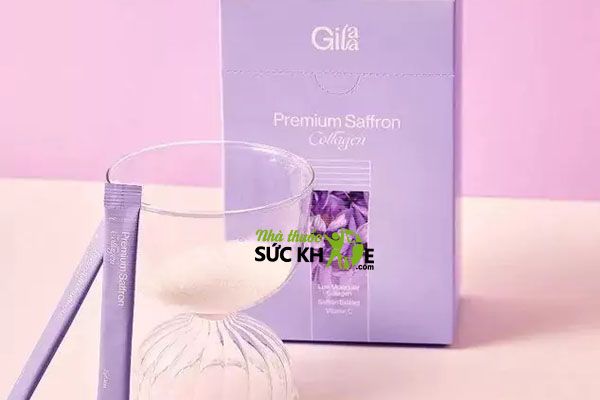 Bột Collagen Hàn Quốc Premium Saffron Gilaa