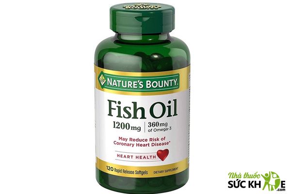 Thuốc bổ mắt Mỹ Nature’s Bounty Fish Oil
