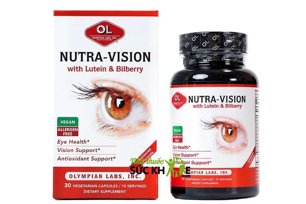 Thuốc bổ mắt của Mỹ cho trẻ em Nutra- Vision
