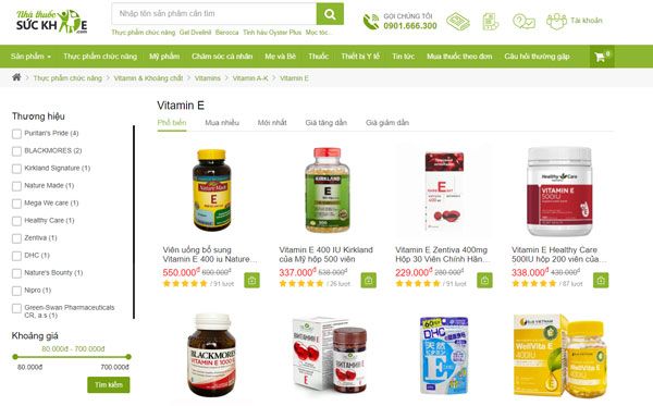 Mua vitamin E Đức chính hãng ở đâu
