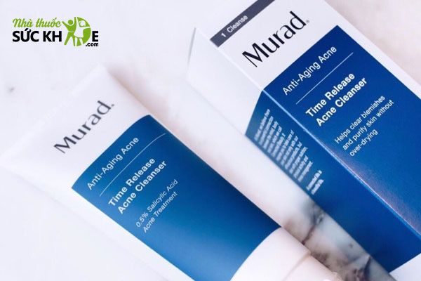 Sữa rửa mặt Murad trị mụn, chống lão hóa Time Release Blemish Anti Aging Acne