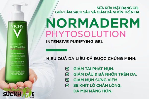 Sữa rửa mặt Vichy Normaderm Phytosolution Purifying Intensive