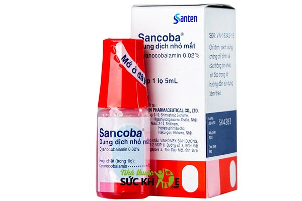 Thuốc nhỏ mắt giảm độ cận Sancoba