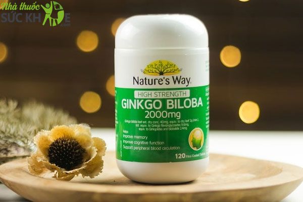 Thuốc bổ não Ginkgo Biloba 2000mg Nature's Way  