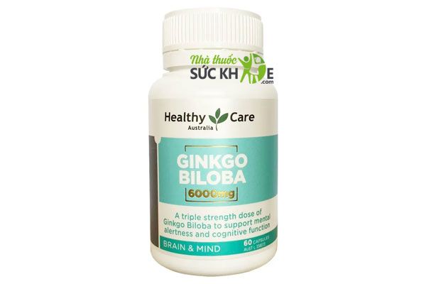 Thuốc bổ não Healthy Care Ginkgo Biloba 6000mg