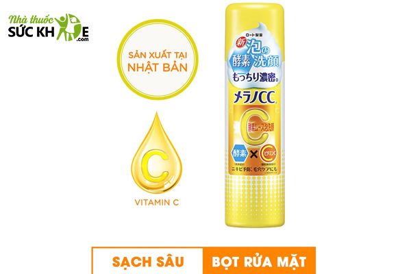 Bọt rửa mặt Melano CC Rohto