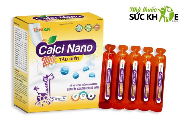 Thuốc canxi dạng nước cho người lớn Calci Nano Milk