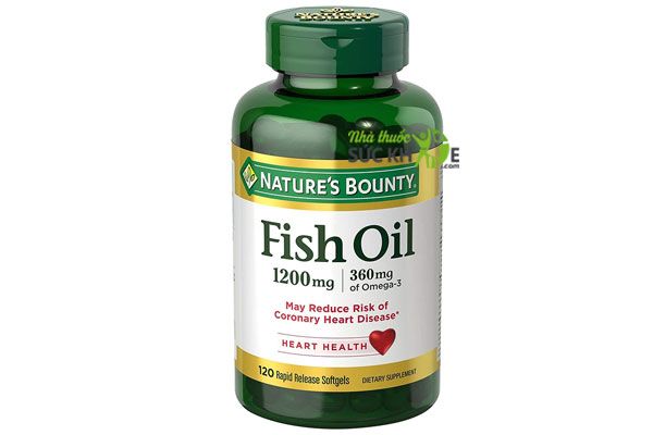 Omega 3 Nature's Bounty Fish Oil 1200mg