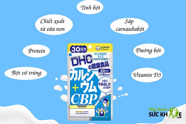 Canxi cho mẹ sau sinh của Nhật DHC Calcium + CBP