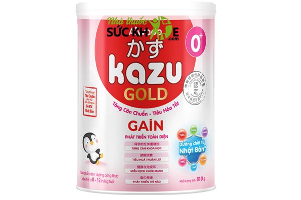 Sữa Nhật cho bé Kazu Gain Gold