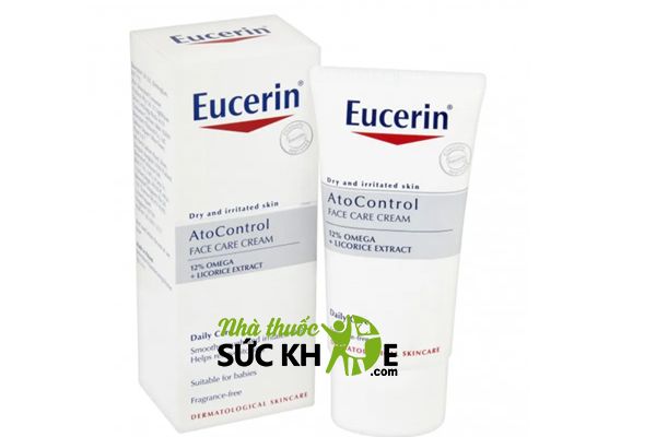 Kem dưỡng ẩm cho da sau tái tạo Eucerin Ato Control 12% Omega