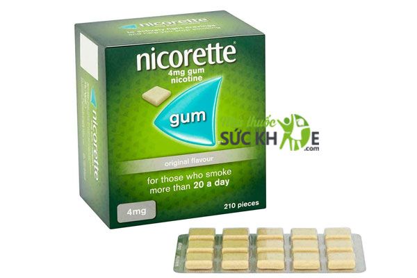 Kẹo cao su cai thuốc lá Nicorette