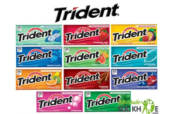 Kẹo cao su Trident của Mỹ