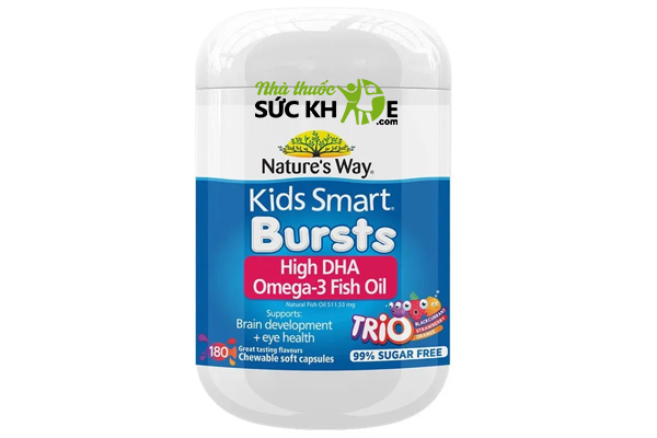 Viên nhai Nature's Way Kids Smart Omega 3 Trio High DHA