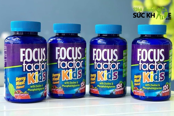 Kẹo hỗ trợ tăng cường trí não ở trẻ nhỏ, Focus Factor Kids