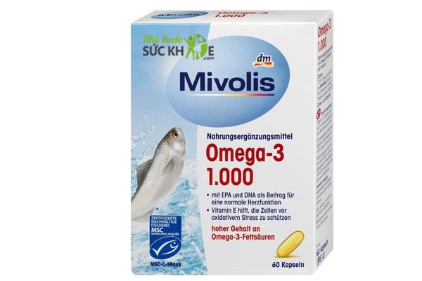 Thuốc bổ mắt của Đức Mivolis Omega 3 1000 