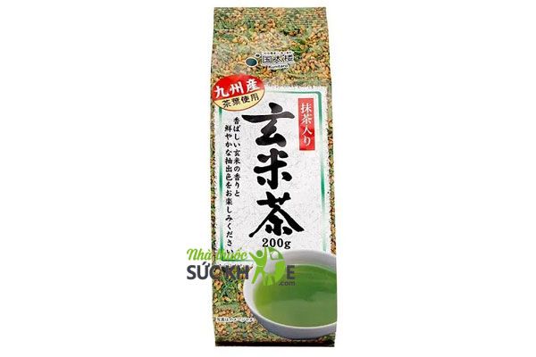 Nước uống trà xanh gạo lứt rang Nhật Bản