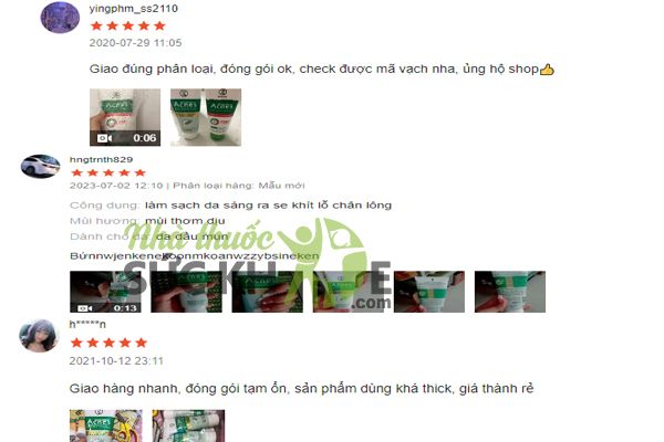 Review sữa rửa mặt Acnes Baby Mud Cleanser từ người dùng