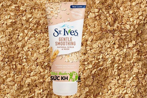 Sữa rửa mặt của Mỹ St.Ives Gentle Soothing Oatmeal Scrub And Mask