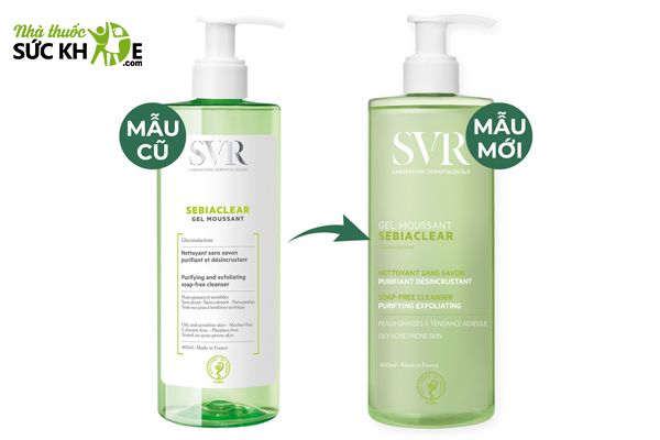 Sữa rửa mặt cho da dầu mụn SVR Sebiaclear Gel Moussant