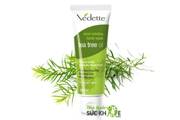 Sữa rửa mặt Vedette Tea Tree Oil Acne Solution Facial Wash