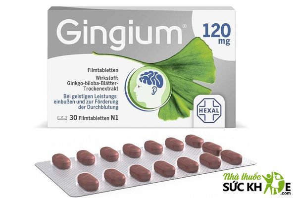 Thuốc bổ não của Đức Gingium 120mg