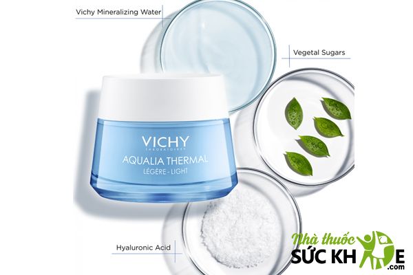 Kem dưỡng ẩm phục hồi cho da dùng retinol Vichy Aqualia Thermal Cream