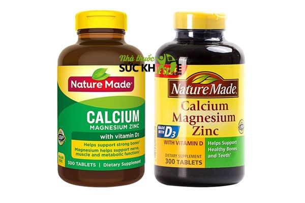 Thuốc canxi cho mẹ cho con bú Nature Made Calcium