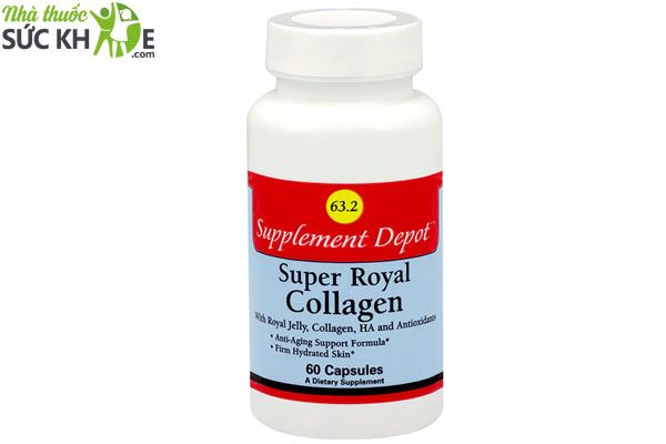 Viên sữa ong chúa Mỹ 63.1 Super Royal Collagen Nutrition Depot 