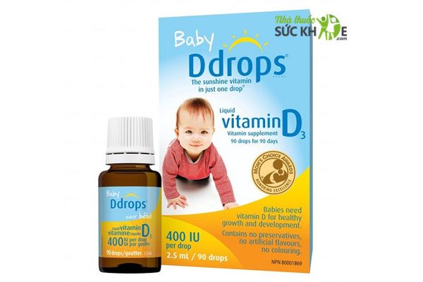 Baby Ddrops Vitamin D3 400IU