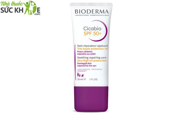 Kem dưỡng ẩm phục hồi da Bioderma Cicabio SPF50+