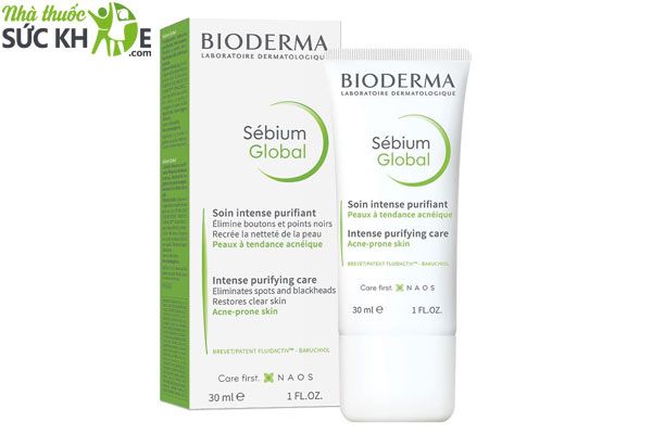 Kem dưỡng ẩm Bioderma cho da mụn