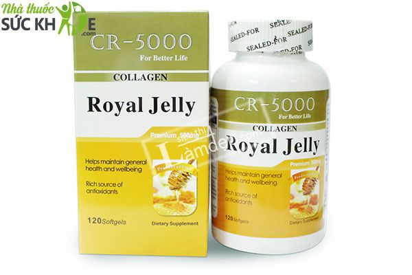 Viên sữa ong chúa CR-5000 Collagen Royal Jelly 
